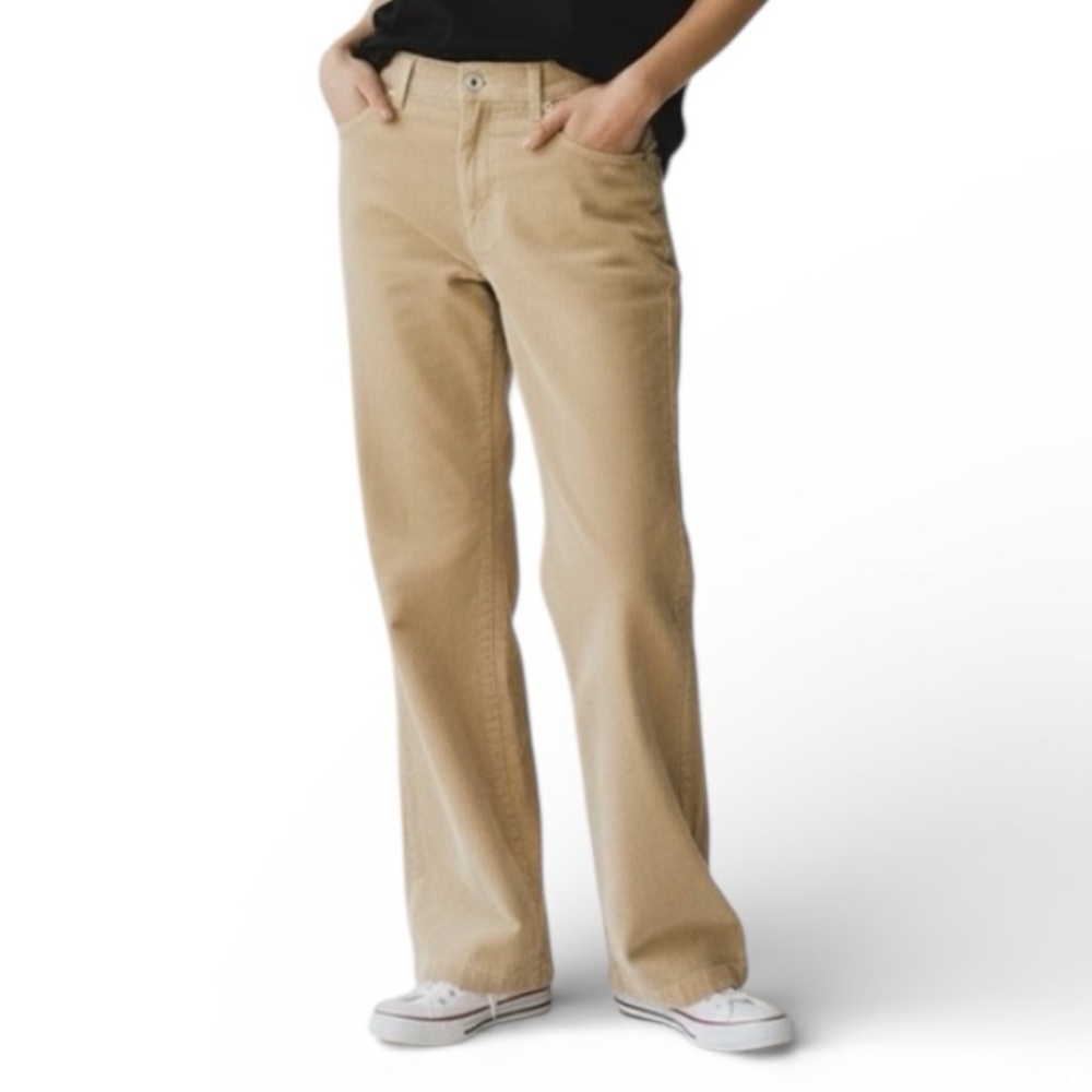 J. Crew Vintage Women’s Khaki Wide Leg Corduroy Pants Size 14